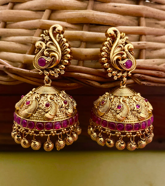 MATTE FINISH JHUMKAS - FJS 601007