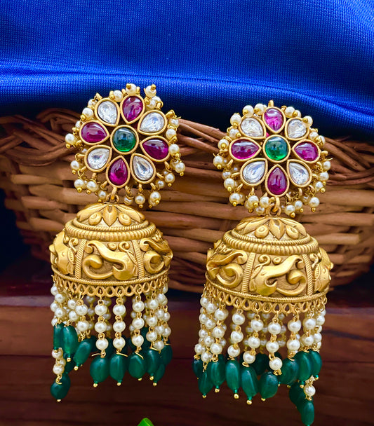 MATTE FINISH JHUMKAS - FJS 601008